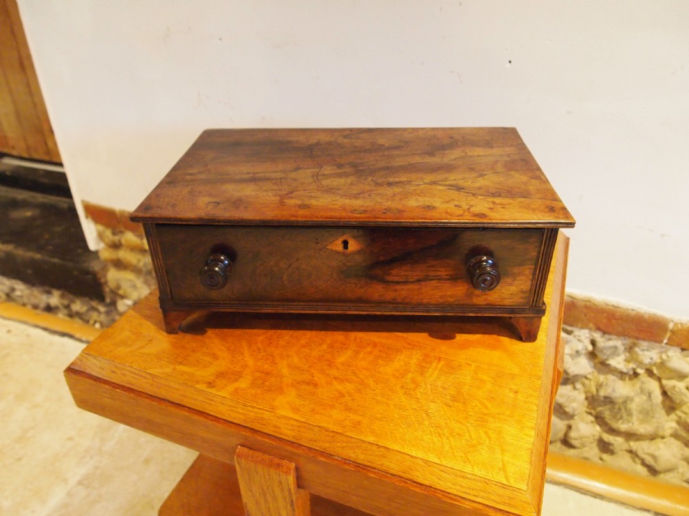 Jewellery box rare George III Rosewood stunning c1790 View IX