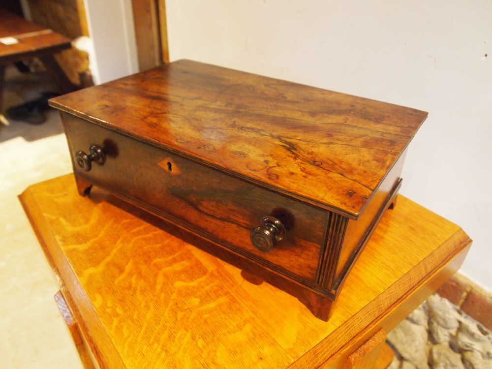 Jewellery box rare George III Rosewood stunning c1790 View X