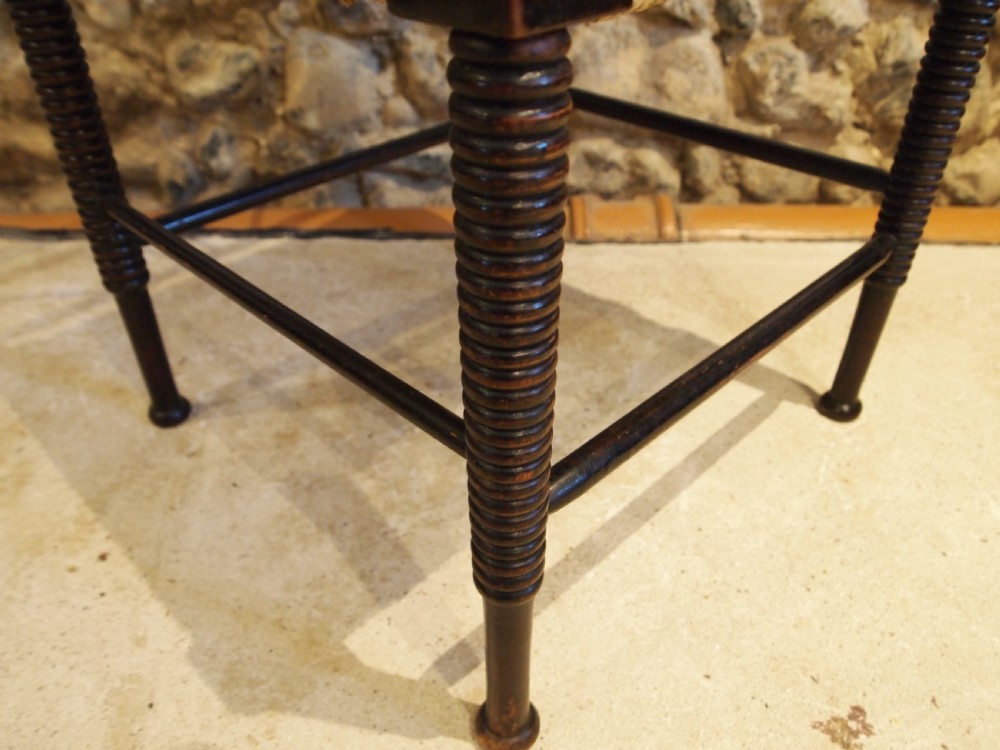 Chair rare Arts and Crafts Sussex Morris corner chair c1870 View II
