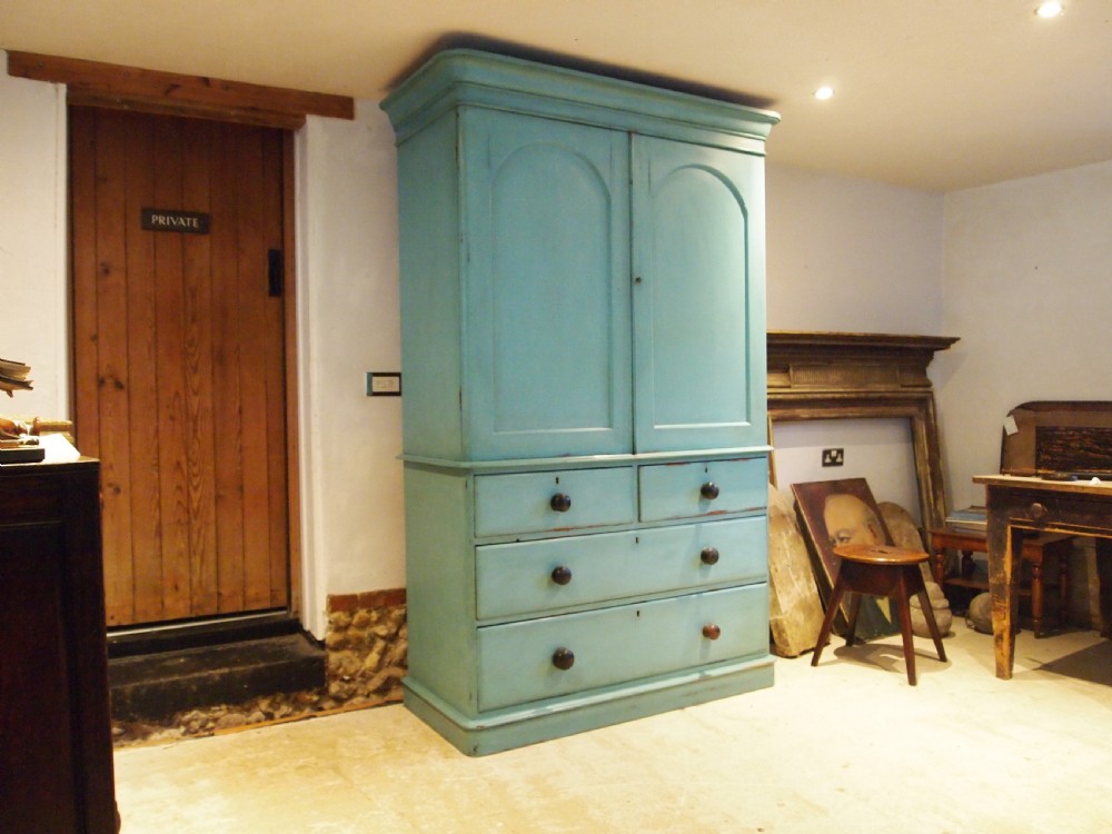 Wardrobe chest of drawers linen press Victorian c1840