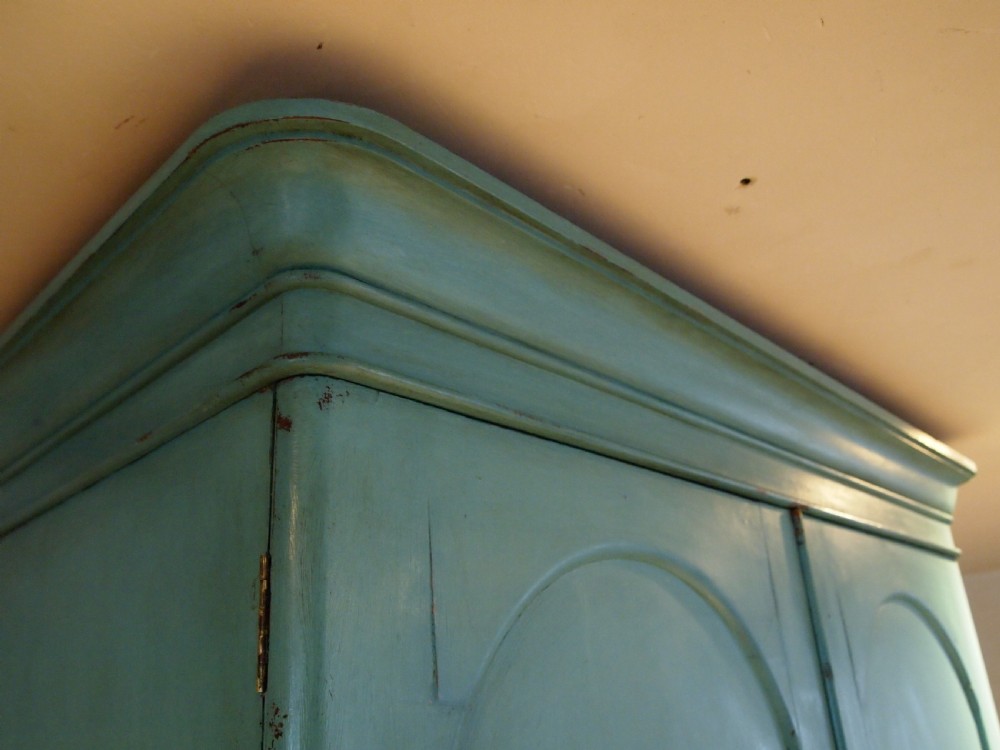 Wardrobe chest of drawers linen press Victorian c1840 View XII