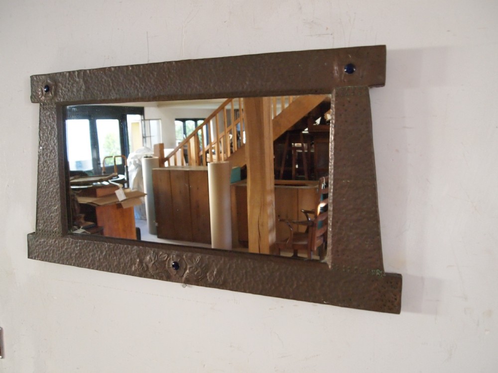 Mirror Arts and Crafts Copper c1900