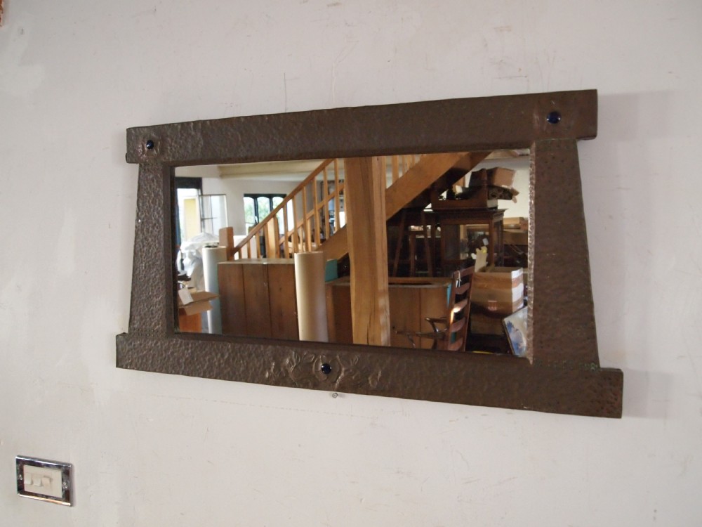 Mirror Arts and Crafts Copper c1900 View V