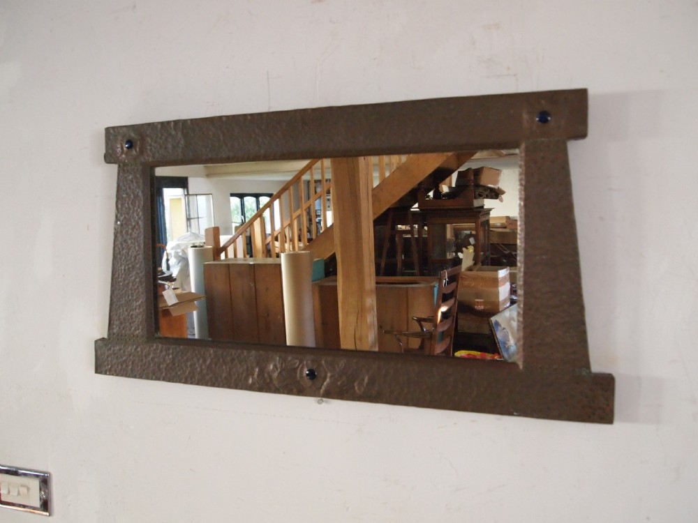 Mirror Arts and Crafts Copper c1900 View XI
