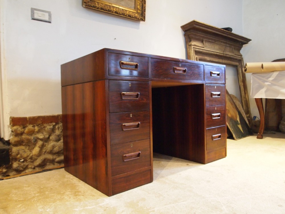 Desk rare Art Deco Rosewood c1930 View VIII