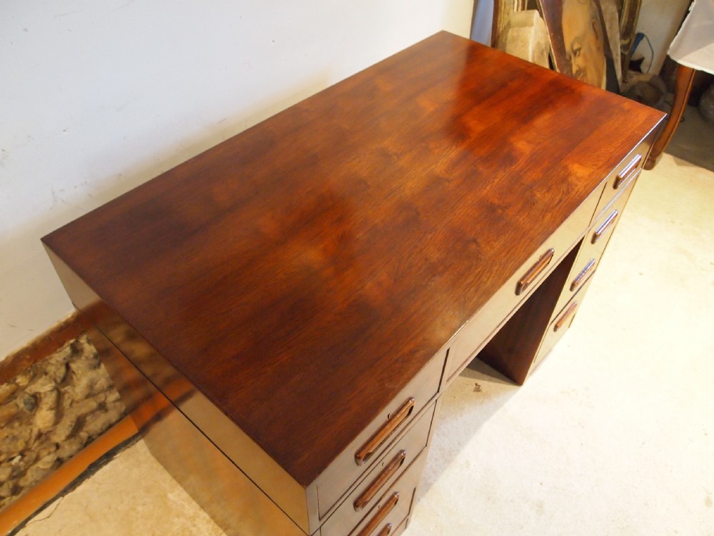 Desk rare Art Deco Rosewood c1930 View IX