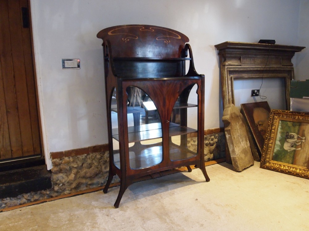 Cabinet display fine Art Nouveau Louis Majorelle manner c1890 View VIII