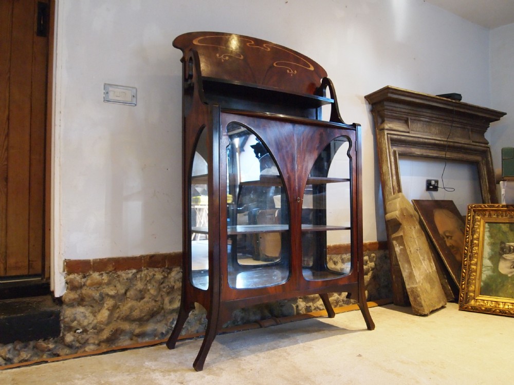 Cabinet display fine Art Nouveau Louis Majorelle manner c1890 View X