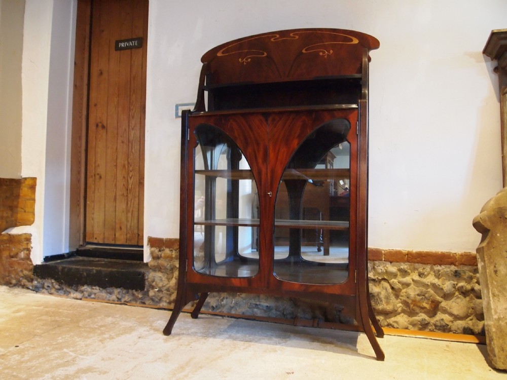 Cabinet display fine Art Nouveau Louis Majorelle manner c1890 View XIV