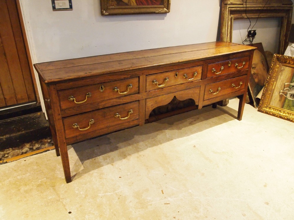 Dresser very rare solid Elm George III c1770