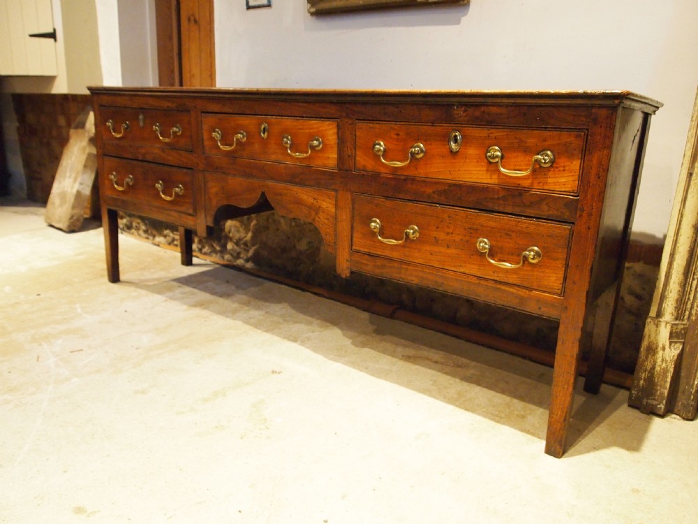 Dresser very rare solid Elm George III c1770 View III