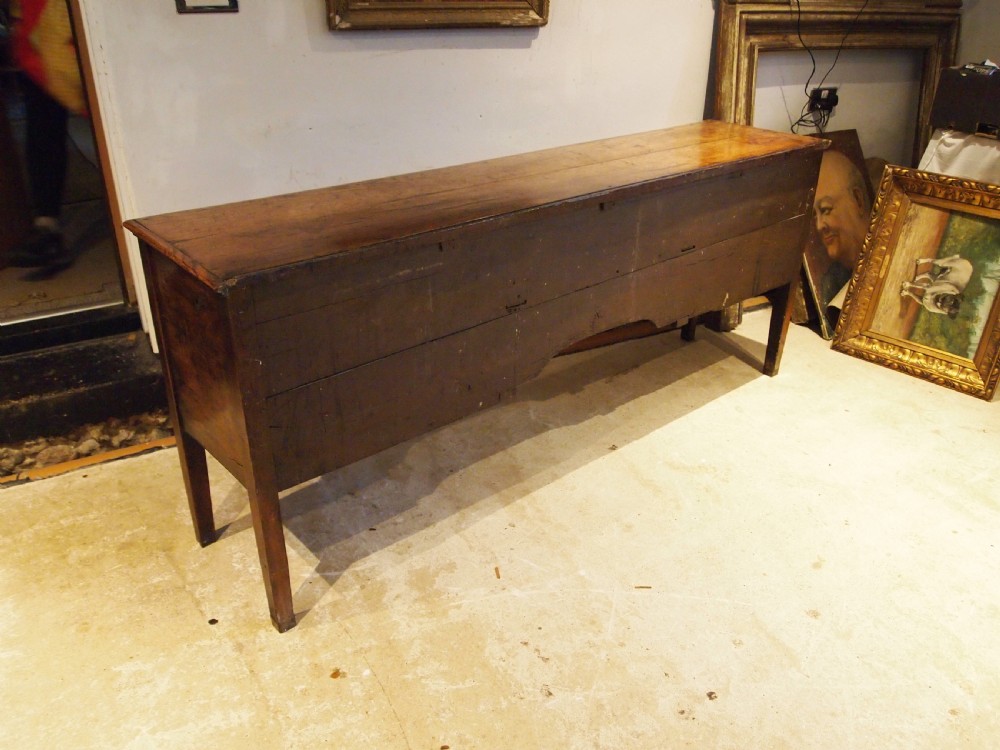 Dresser very rare solid Elm George III c1770 View VI
