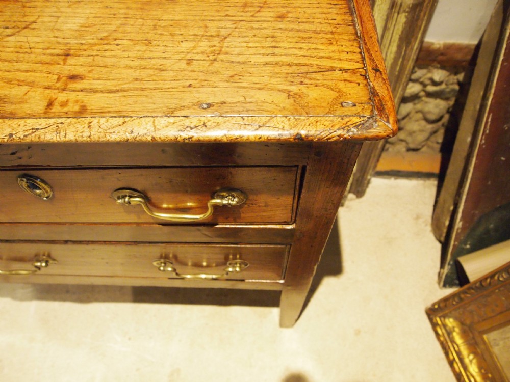 Dresser very rare solid Elm George III c1770 View XI