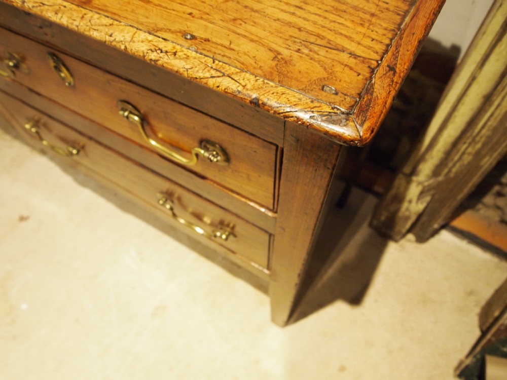 Dresser very rare solid Elm George III c1770 View XIII