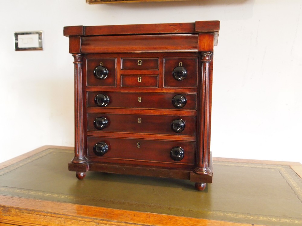 Chest of drawers miniature apprentice chest Victorian c1850 View VIII