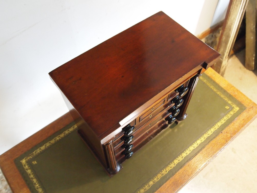 Chest of drawers miniature apprentice chest Victorian c1850 View IX