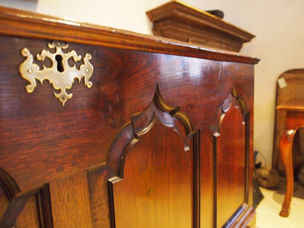 Mule chest of drawers stunning George III Oak c1770 View X