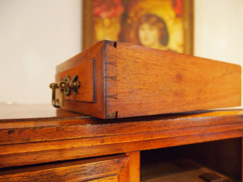 Chest of drawers rare Arts and Crafts Miniature apprentice c1880 View IV