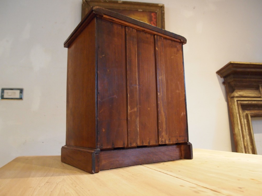 Chest of drawers rare Arts and Crafts Miniature apprentice c1880 View VI