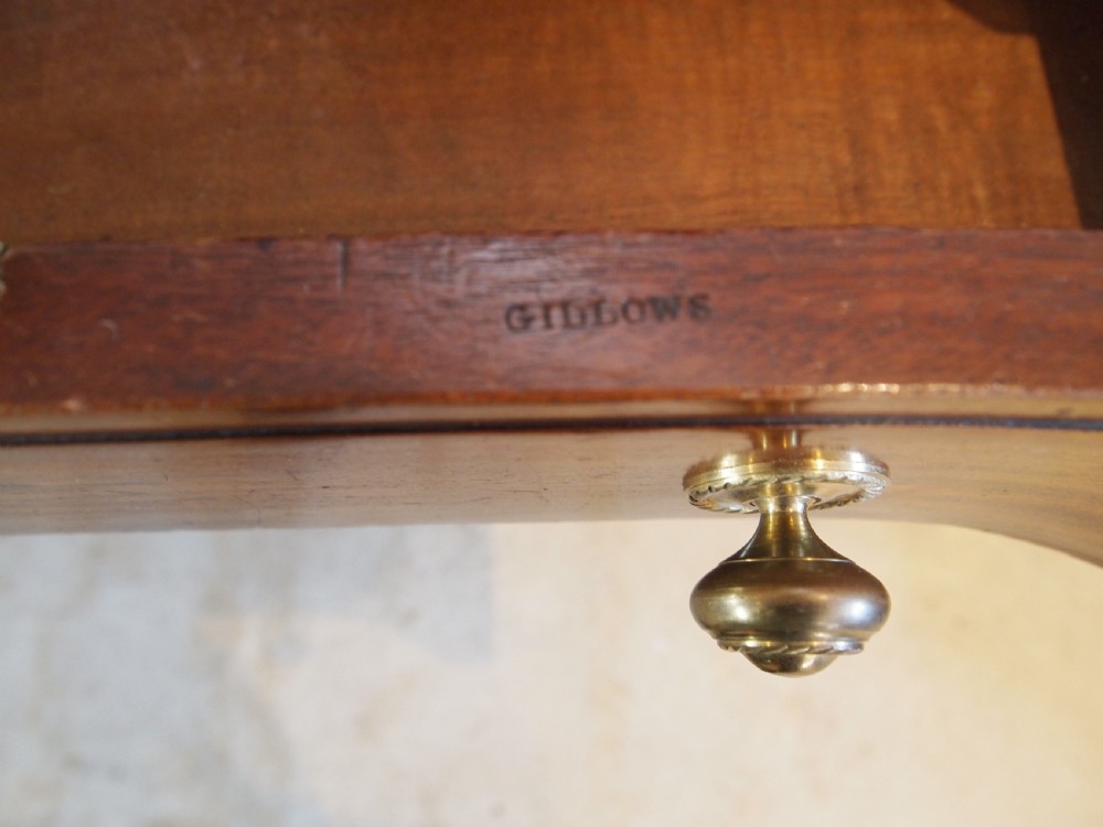 Desk Gillows writing table Victorian Mahogany c1890 View VII