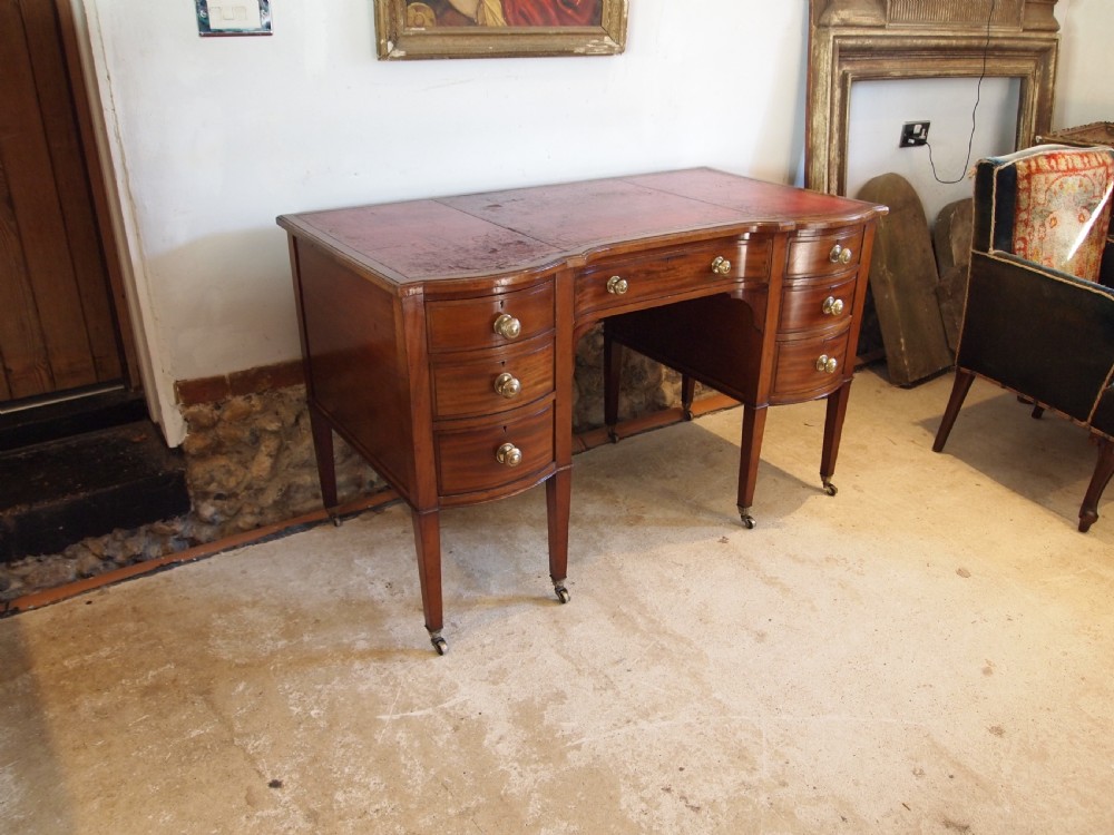 Desk Gillows writing table Victorian Mahogany c1890 View VIII