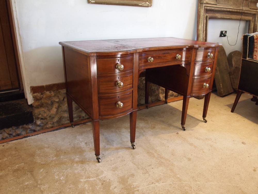 Desk Gillows writing table Victorian Mahogany c1890 View XV