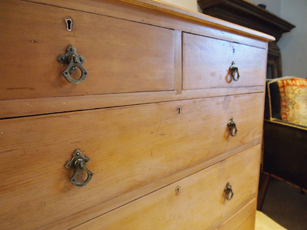 Chest of drawers Holkham Hall Arts & Crafts Victorian c1880 View V