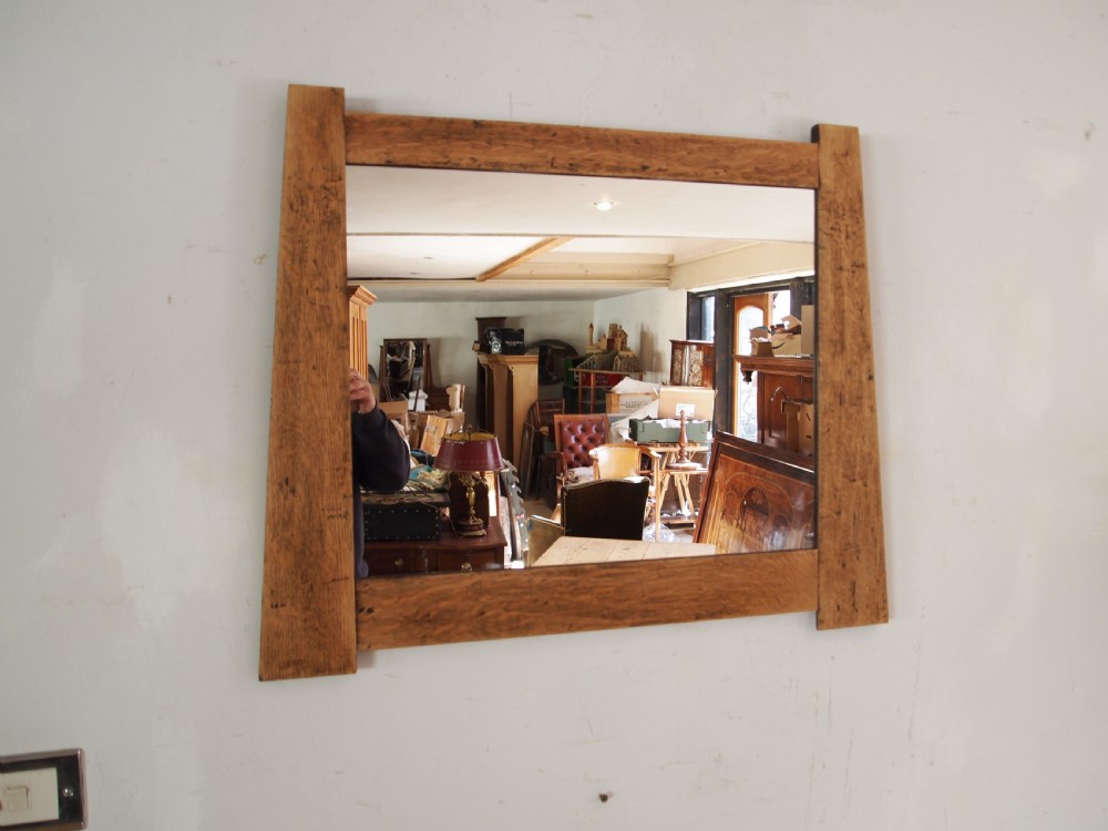 Mirrors rare set of 4 Arts and Crafts Oak liberty manner c1904 View VII
