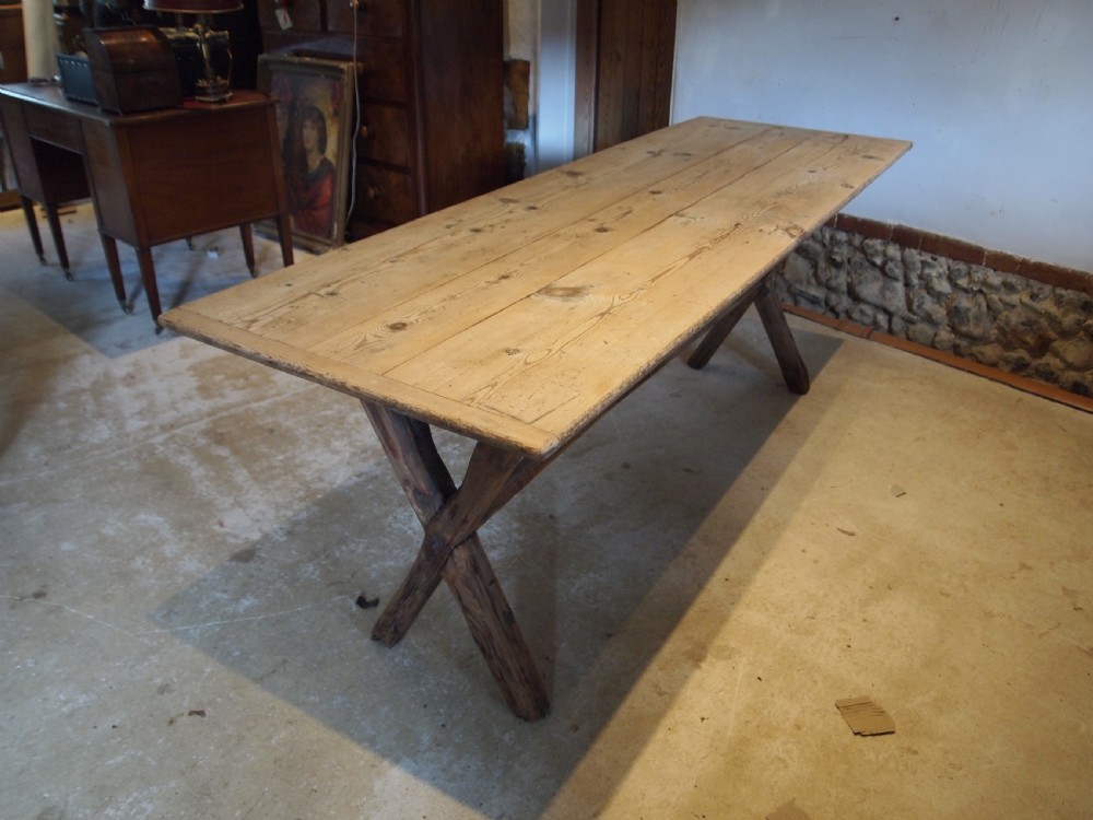Table rare George IV refectory tavern farmhouse dining Pine c1820