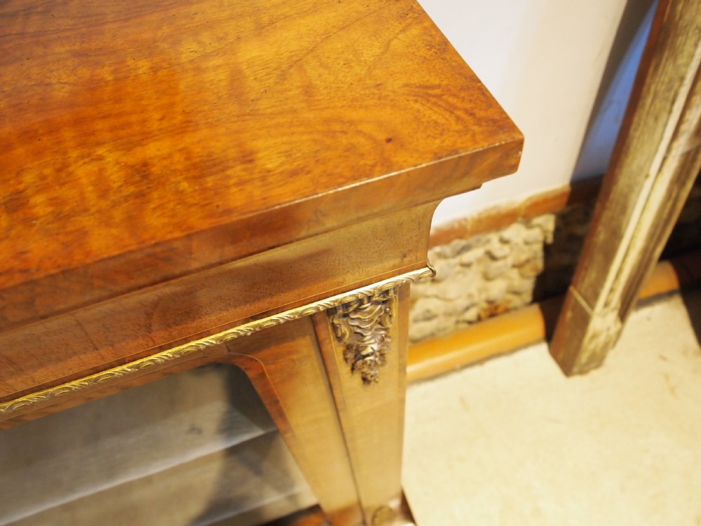Cabinet display bookcase fine Victorian Walnut c1870 View XVI