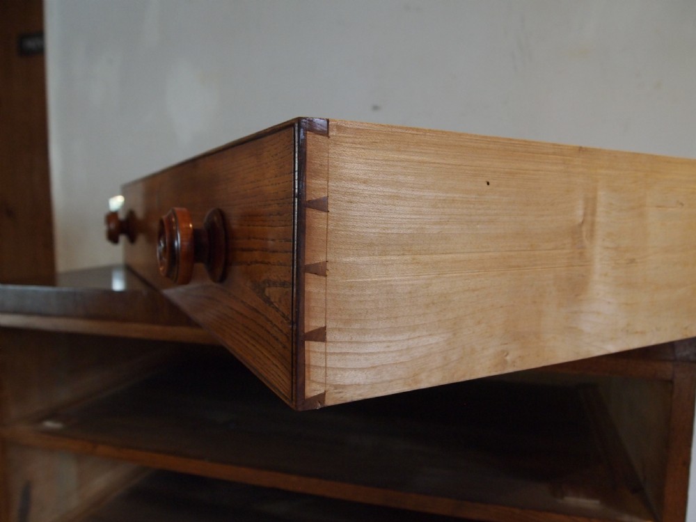 Chest of drawers rare Elm Holkham Hall George IV c1820 View III