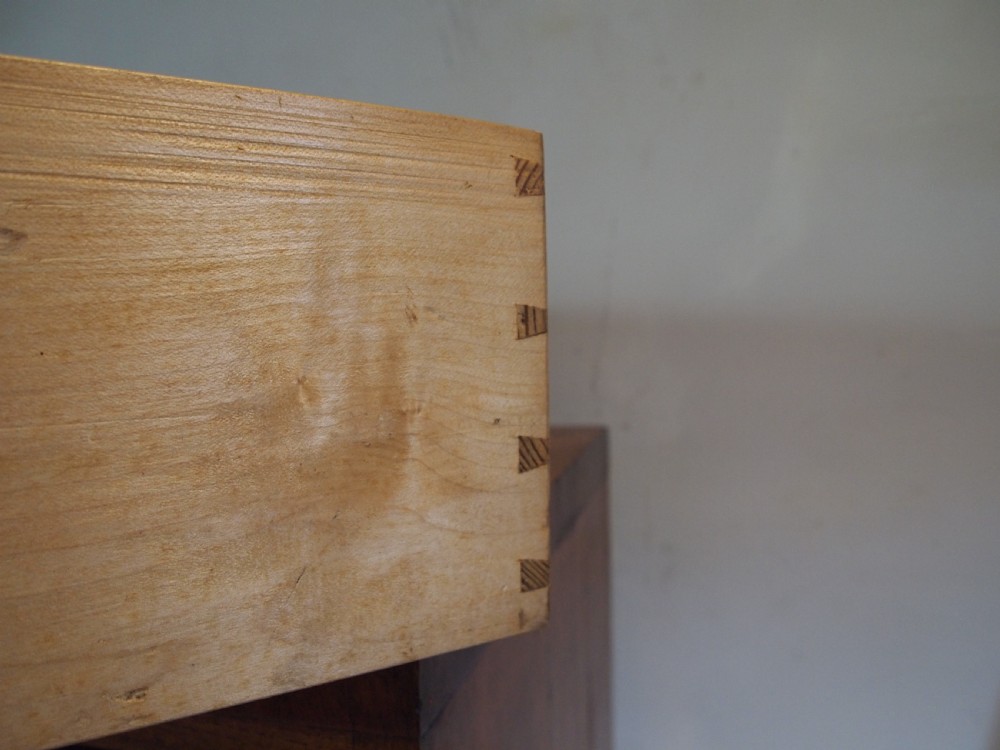 Chest of drawers rare Elm Holkham Hall George IV c1820 View V