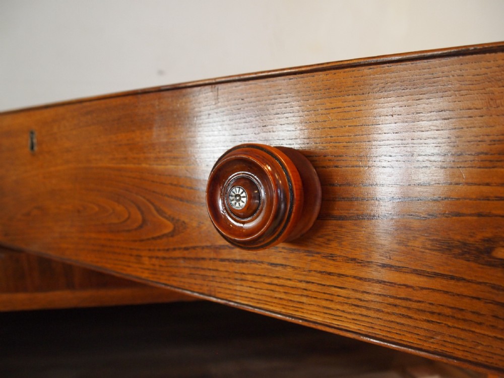 Chest of drawers rare Elm Holkham Hall George IV c1820 View XI