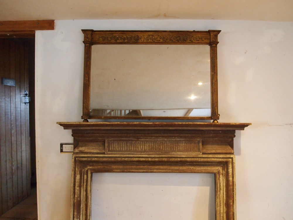 Mirror Regency gilded country house c1820 View IX