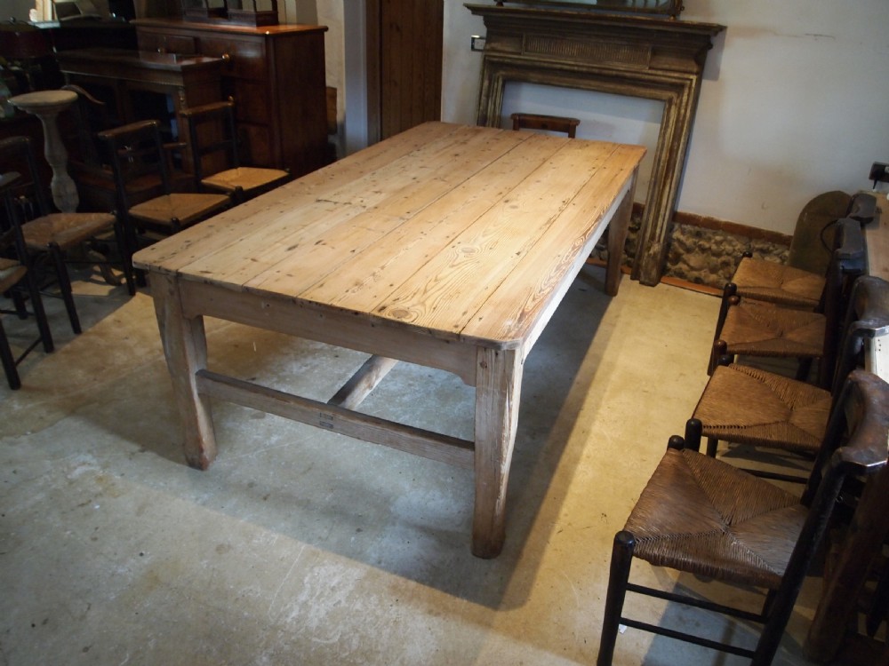 Table George IV refectory farmhouse dining Pine c1820
