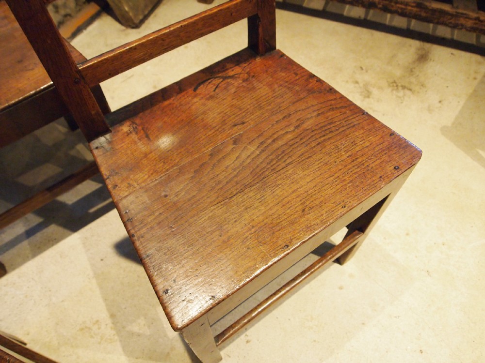 Chairs rare set of six Welsh oak dining farmhouse c1800 View VII