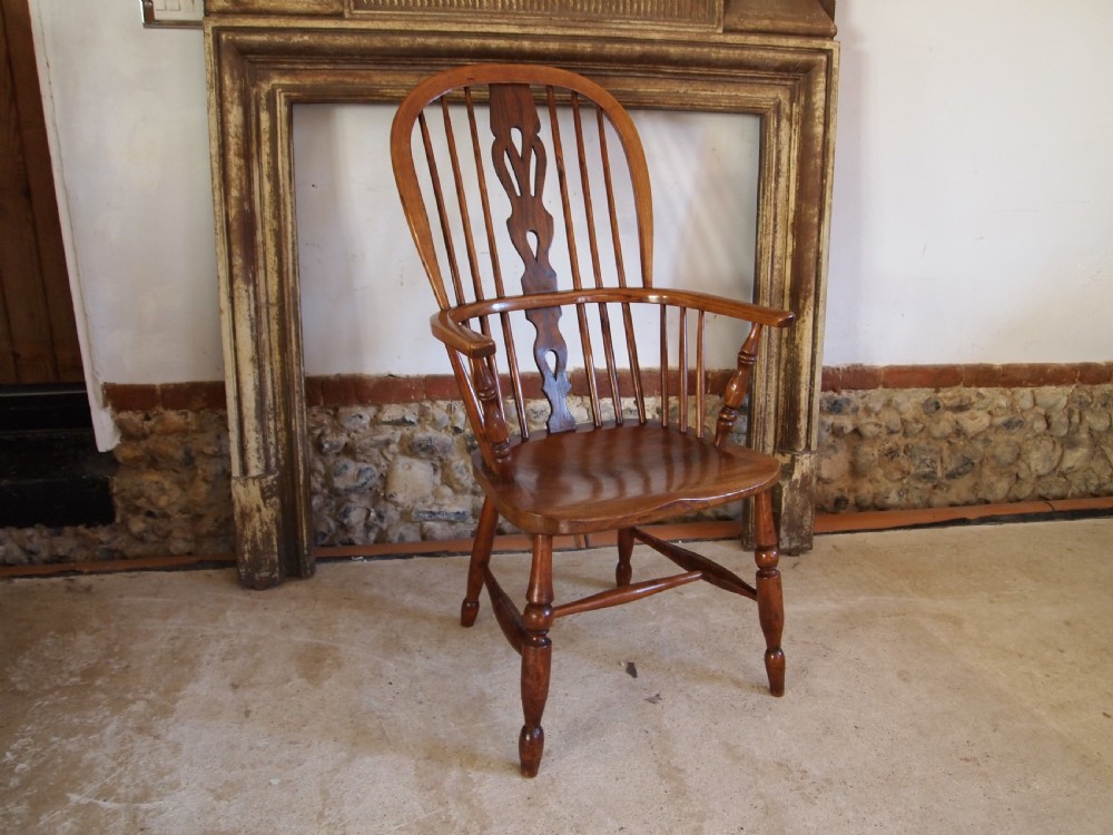 Chair armchair Victorian Windsor Ash & Elm c1860