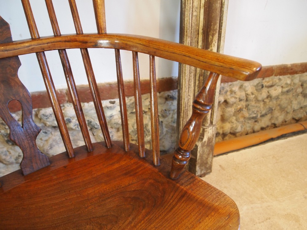 Chair armchair Victorian Windsor Ash & Elm c1860 View VIII