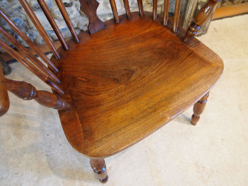 Chair armchair Victorian Windsor Ash & Elm c1860 View X