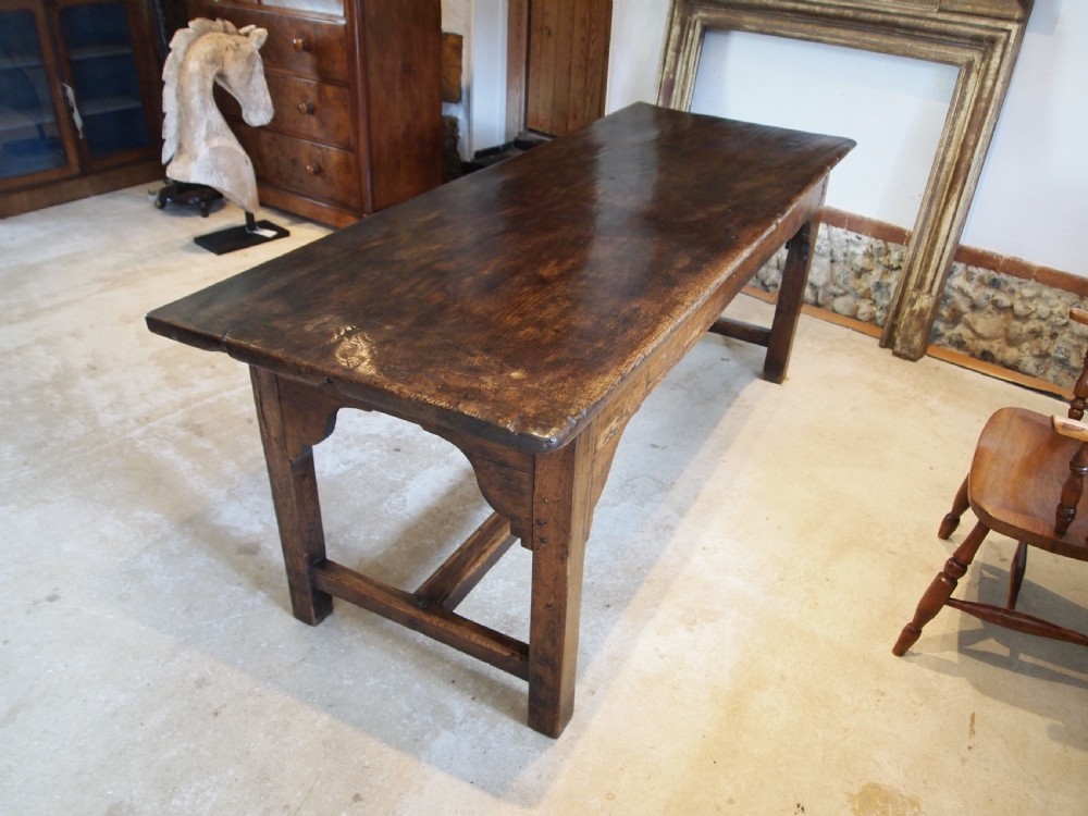 Table very rare refectory farmhouse early 18thc Welsh oak c1720