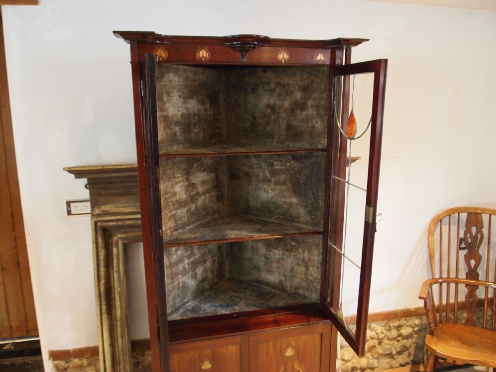 Cabinet fine Shapland & Petter Arts and Crafts Mahogany c1890 View VI