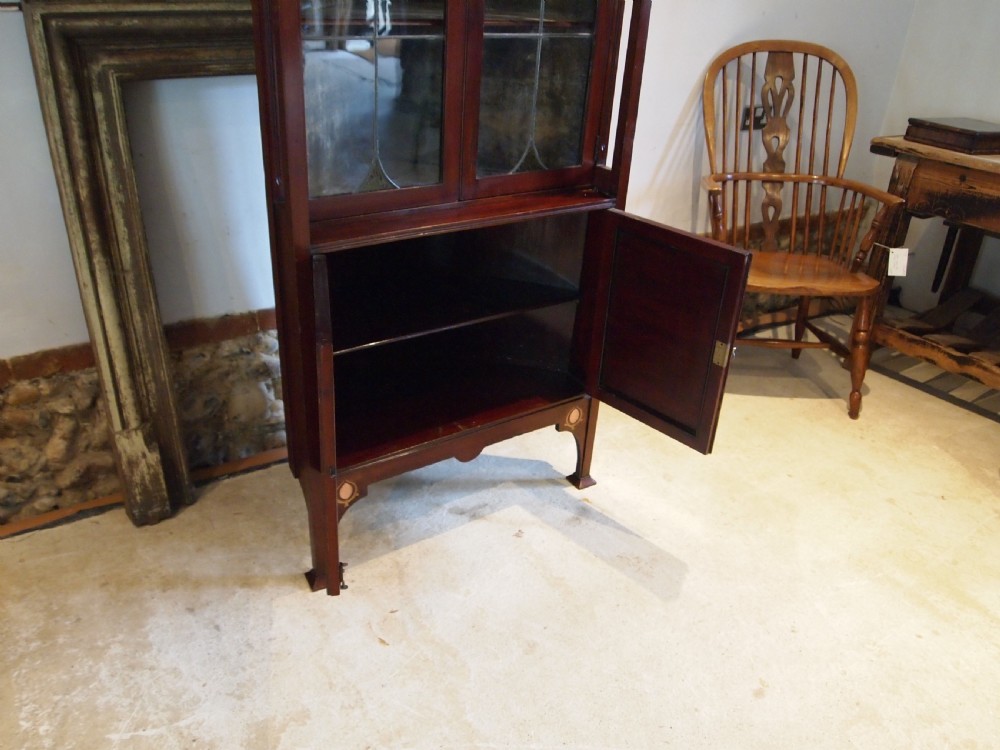 Cabinet fine Shapland & Petter Arts and Crafts Mahogany c1890 View VII