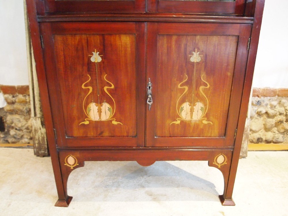 Cabinet fine Shapland & Petter Arts and Crafts Mahogany c1890 View IX