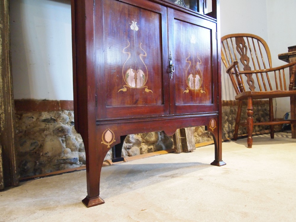 Cabinet fine Shapland & Petter Arts and Crafts Mahogany c1890 View XIII