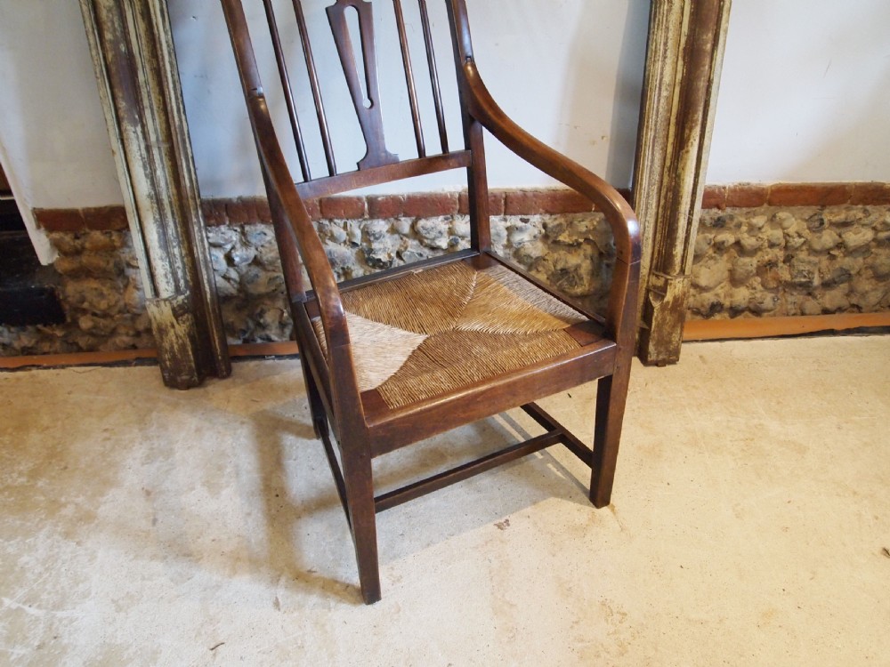 Chair rare Arts and Crafts armchair c1890 View V