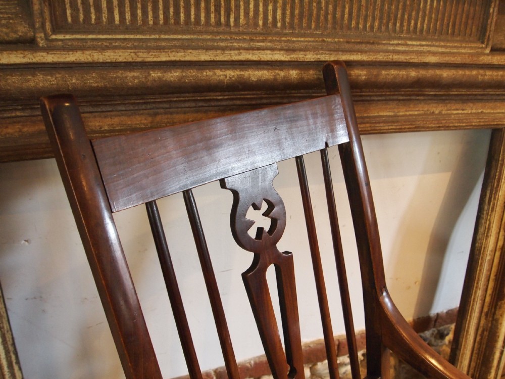 Chair rare Arts and Crafts armchair c1890 View VI