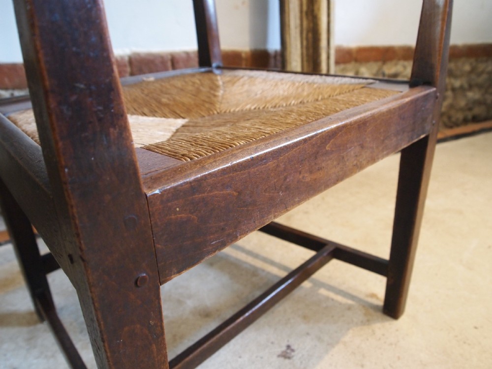 Chair rare Arts and Crafts armchair c1890 View IX