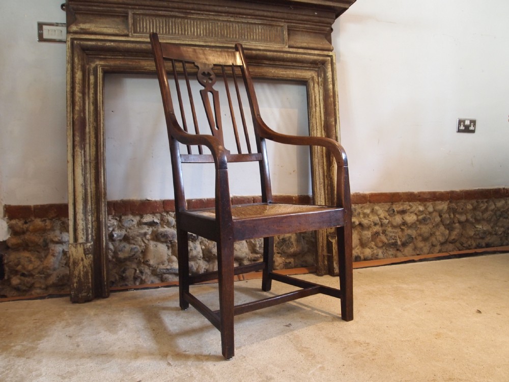 Chair rare Arts and Crafts armchair c1890 View XI