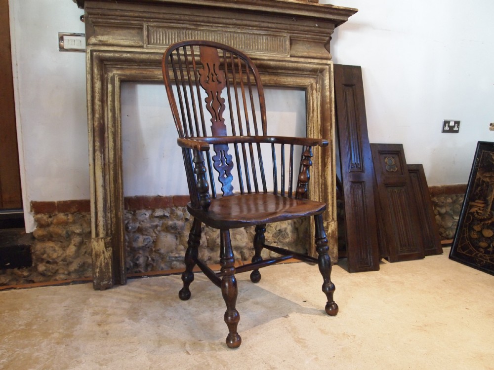 Chair stunning Windsor George IV Yew & Elm c1820