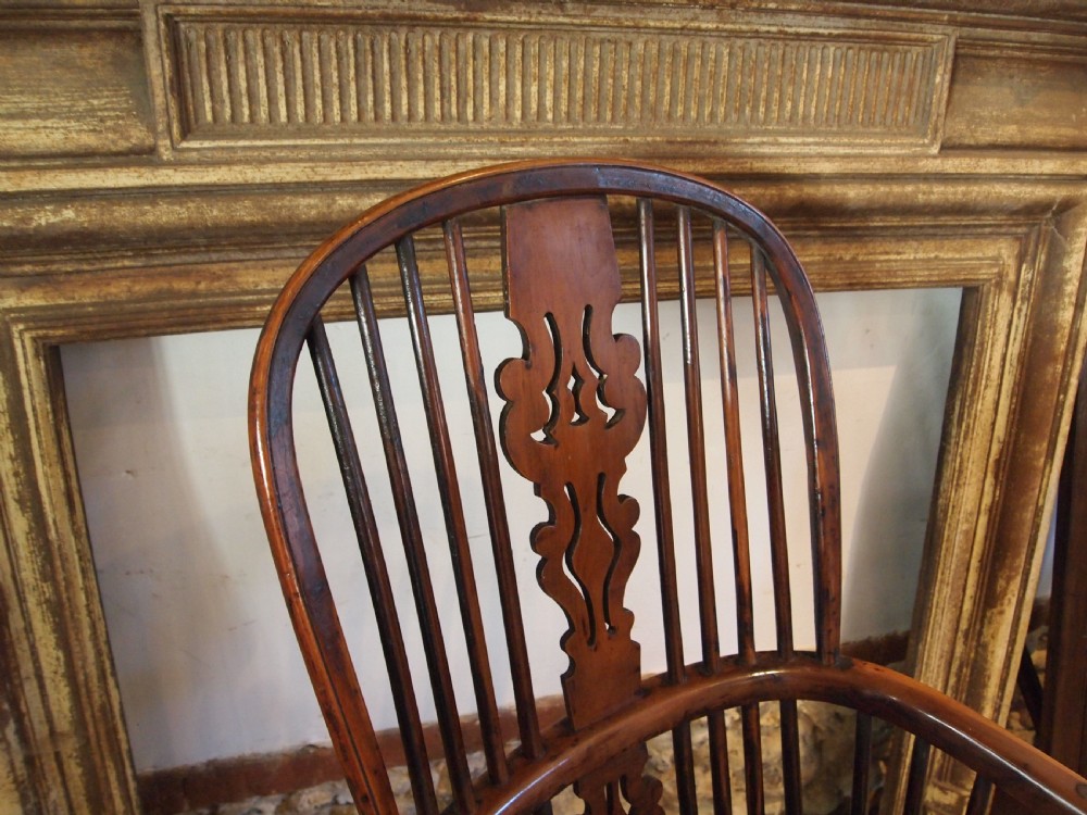 Chair stunning Windsor George IV Yew & Elm c1820 View III